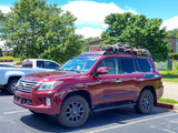 Full Roof Rack - Stainless Steel - LC200 and LX570 - Side Rails Only