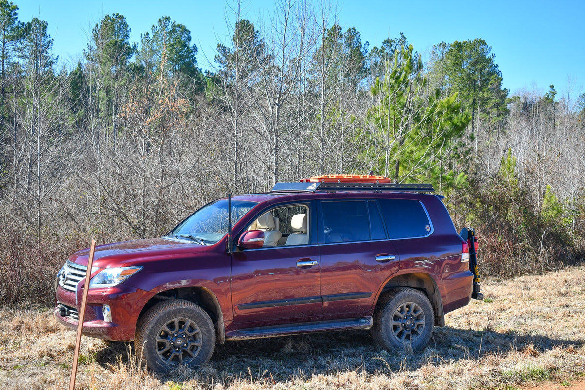 3/4 Roof Rack - Stainless Steel - LC200 and LX570 - Side Rails Only