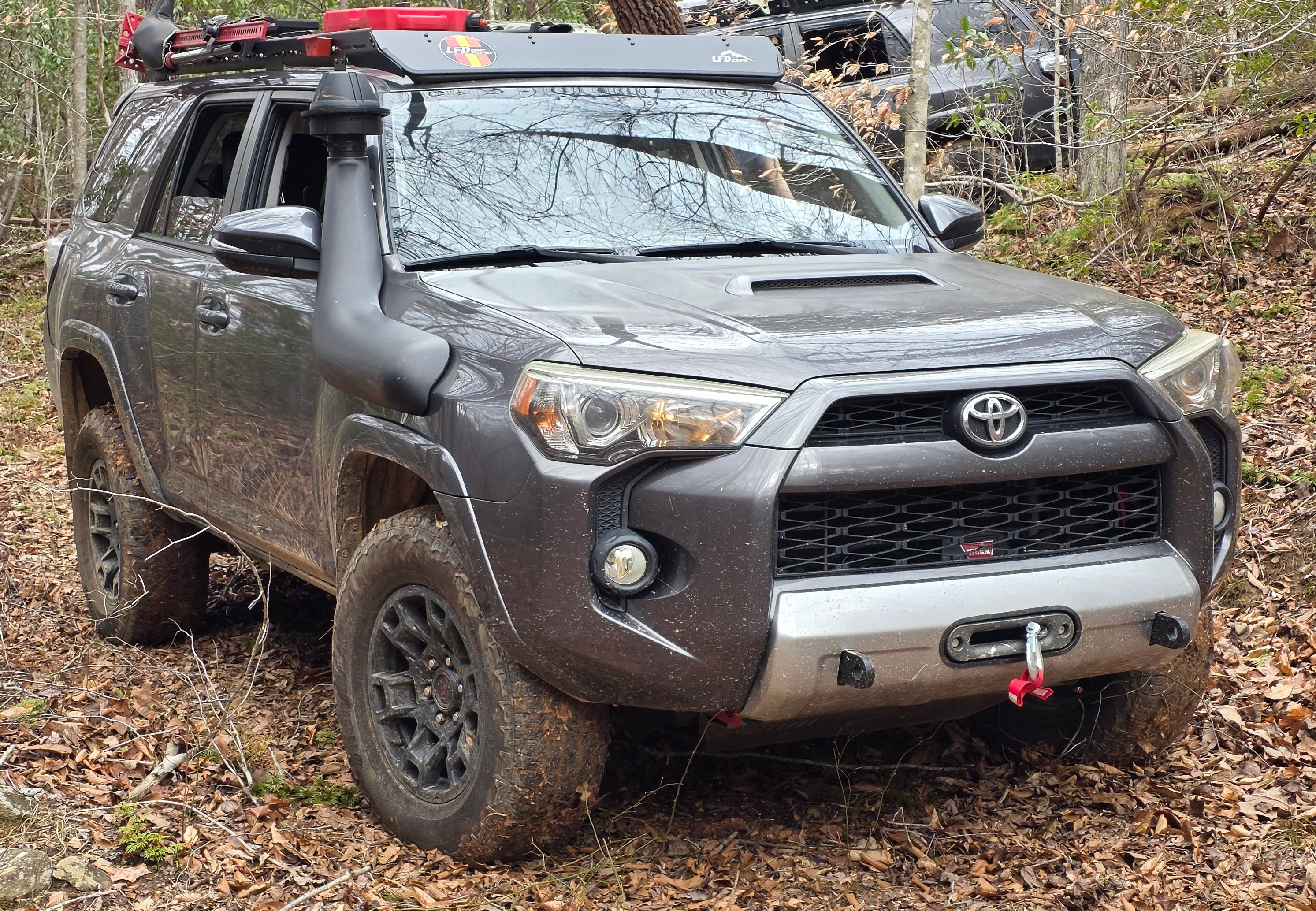 Adjustable Hidden Winch Mount with Recovery Points - 5th Gen 4Runner