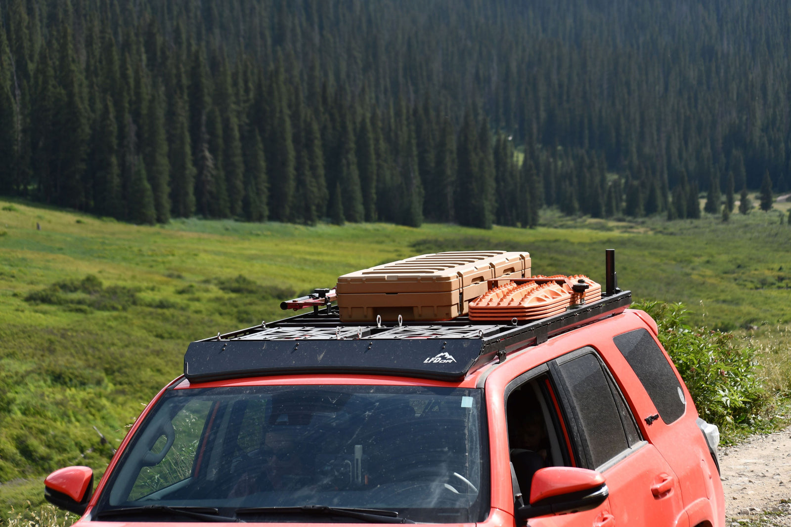 Ruggedized Aluminum Low Profile Rack - 5th Gen 4Runner