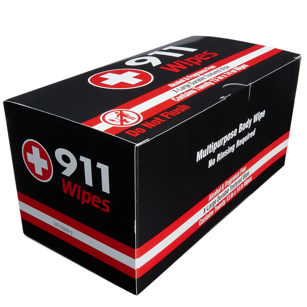 911 Wipes - Box of 20