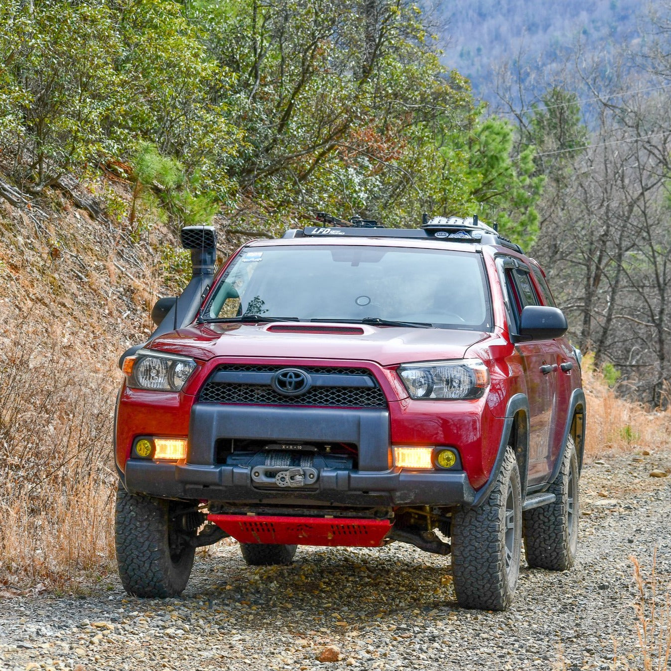 Adjustable Hidden Winch Mount - 5th Gen 4Runner