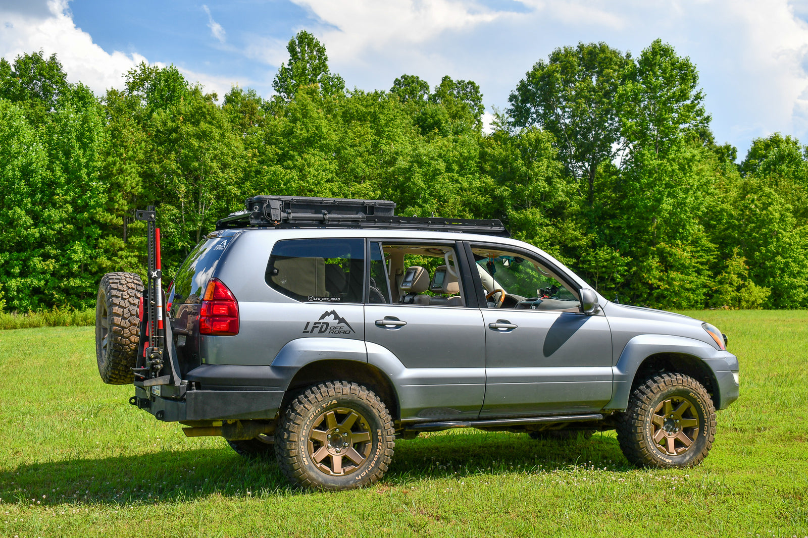 High Clearance Dual Swing Rear Bumper - GX470