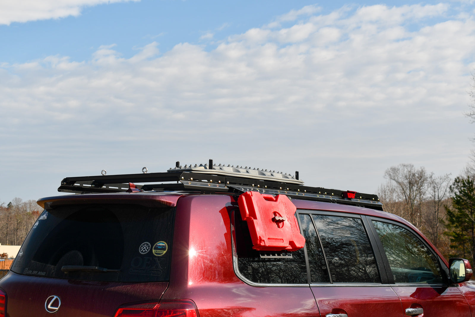 Full Stainless Steel Roof Rack - LX570