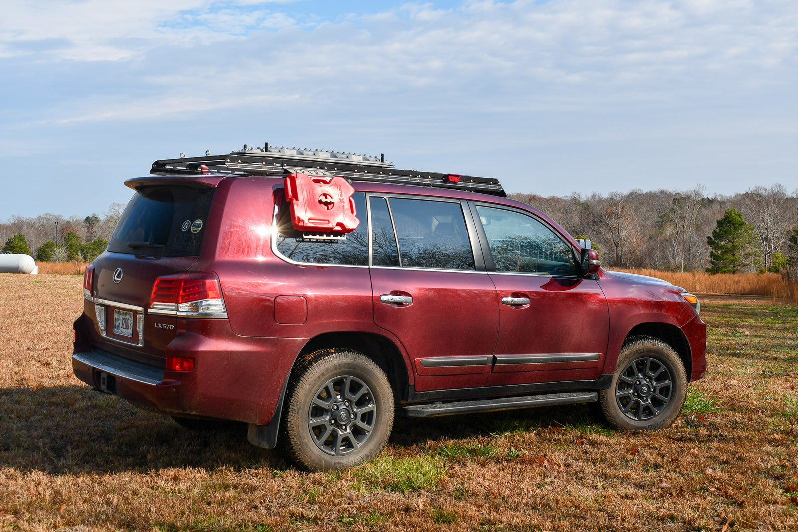 Full Rack Steel Side Rails - LX570