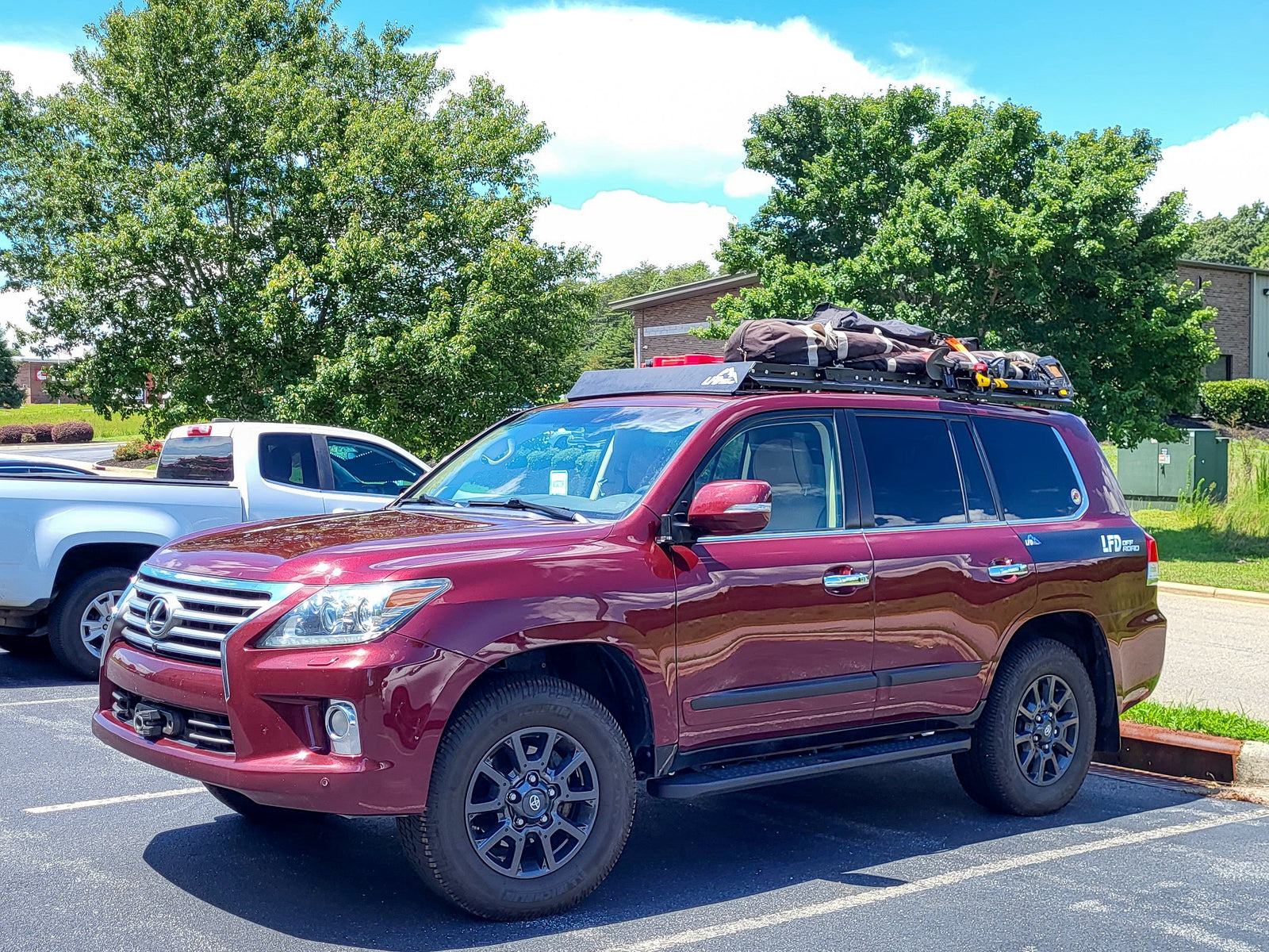 Full Stainless Steel Roof Rack Land Cruiser 200 – LFD Off Road