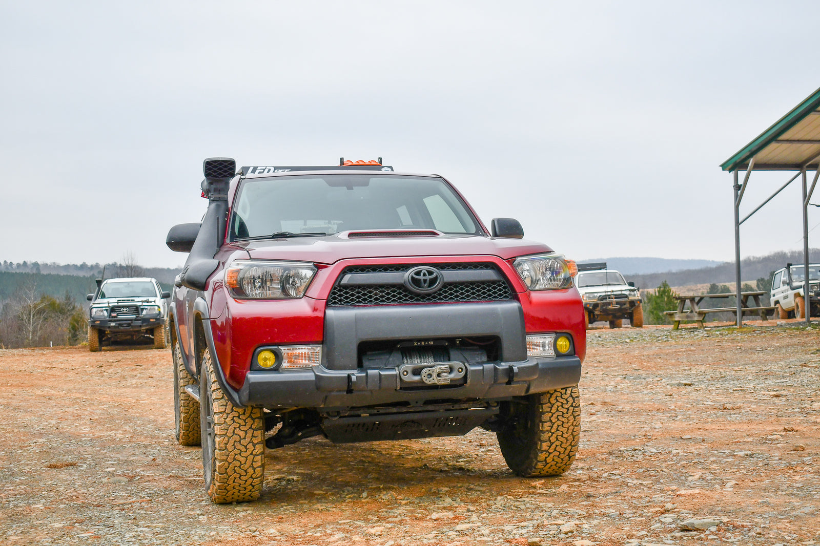 Adjustable Hidden Winch Mount with Recovery Points - 5th Gen 4Runner