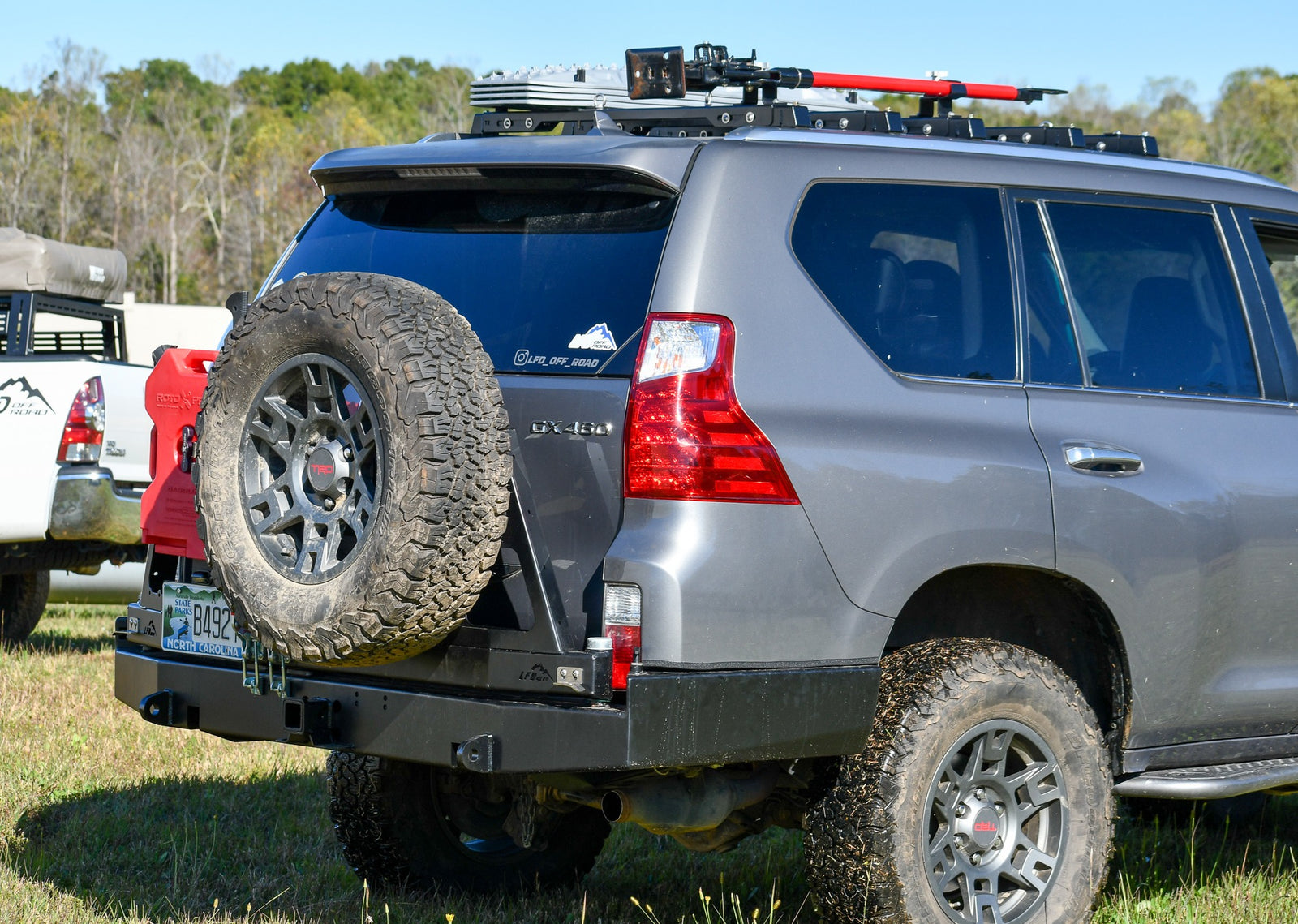 High Clearance Dual Swing Rear Bumper - GX460