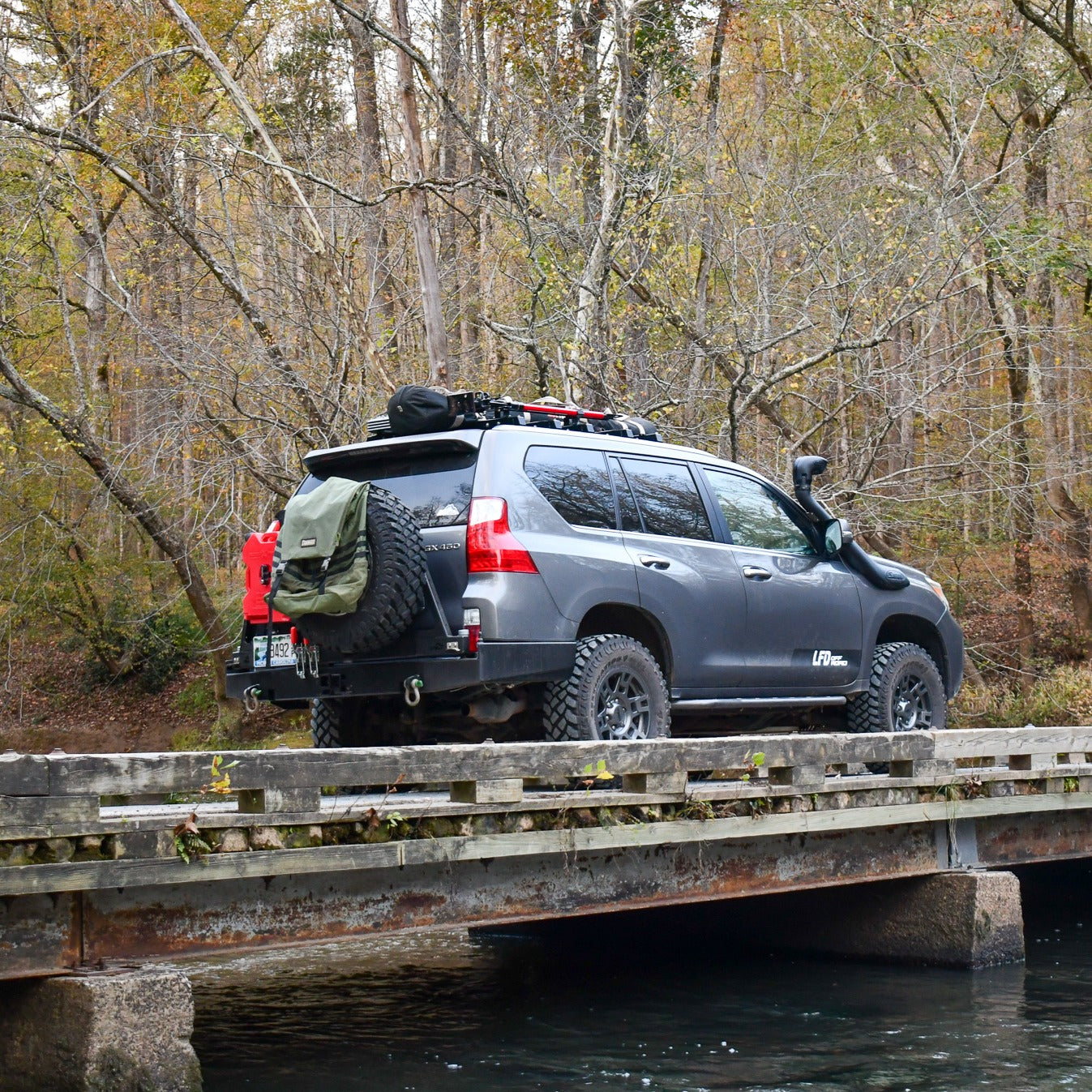 High Clearance Dual Swing Rear Bumper - GX460