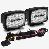 Lightforce STRIKER LED DRIVING LIGHT - TWIN PACK WITH INSTALLATION KIT